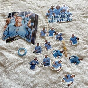 Kids Birthday Party Decoration Set - Blue